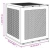 Garden Storage Box, Suitable for Storing Gardening Tools, Cushions, or Pool Supplies, Ideal for the Balcony or Garage, Dimensions 55x53x57 Cm