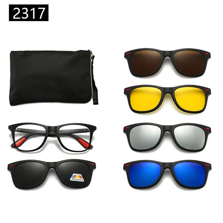 22XX Magnetic Clip-on Polarized Sunglasses for UV Protection and Driving
