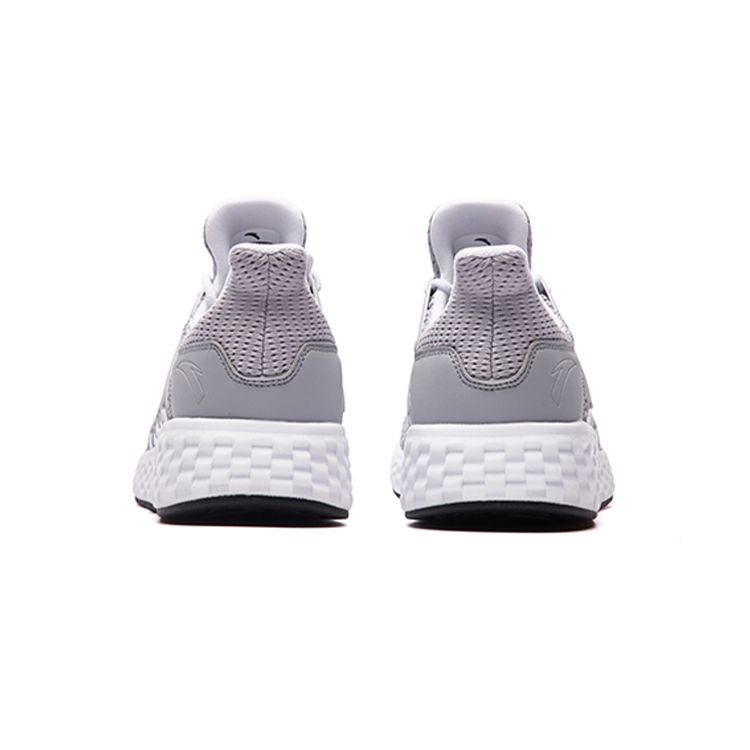 Anta Breathable Low-Top Running Shoes Men Sneakers Gray White 91815555-3