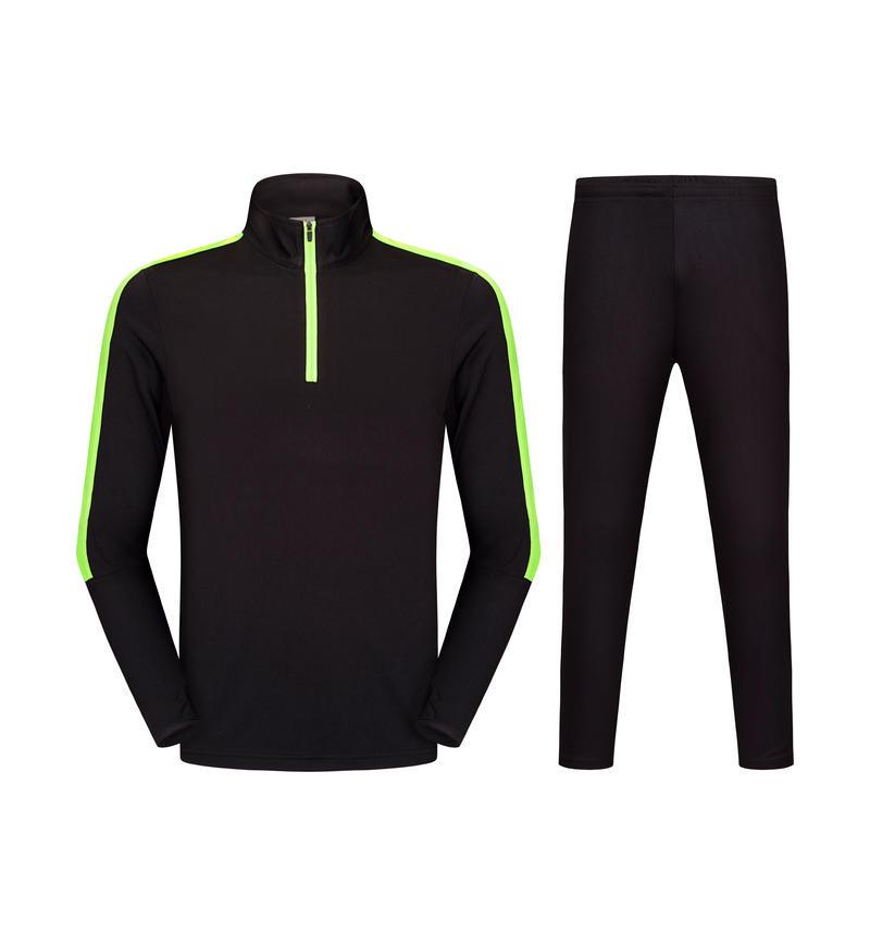 Autumn Warm Half-Zip Tracksuit for Adults & Kids - Football, Fitness, Running, Training Sportswear