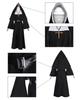 Sister Cosplay with Hood and The Conjuring Sister Adult Nun for Theater and Costumes [Divine Quality] Cross, Costume, Black, Costume, (Black, L)