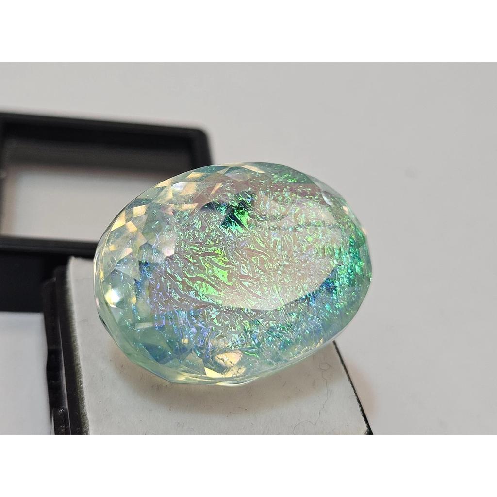 50+ Ct Natural Monarch Fire Opal Oval Cut Fabulous Loose Gemstone