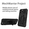 Military Mecha Back Clip Holder Phone Case for IPhone 15 14 13 Pro Max 7 6 15 Pro 14 Plus 11 Pro Max 12 XR 8 Plus Shockproof Magnetic Cover