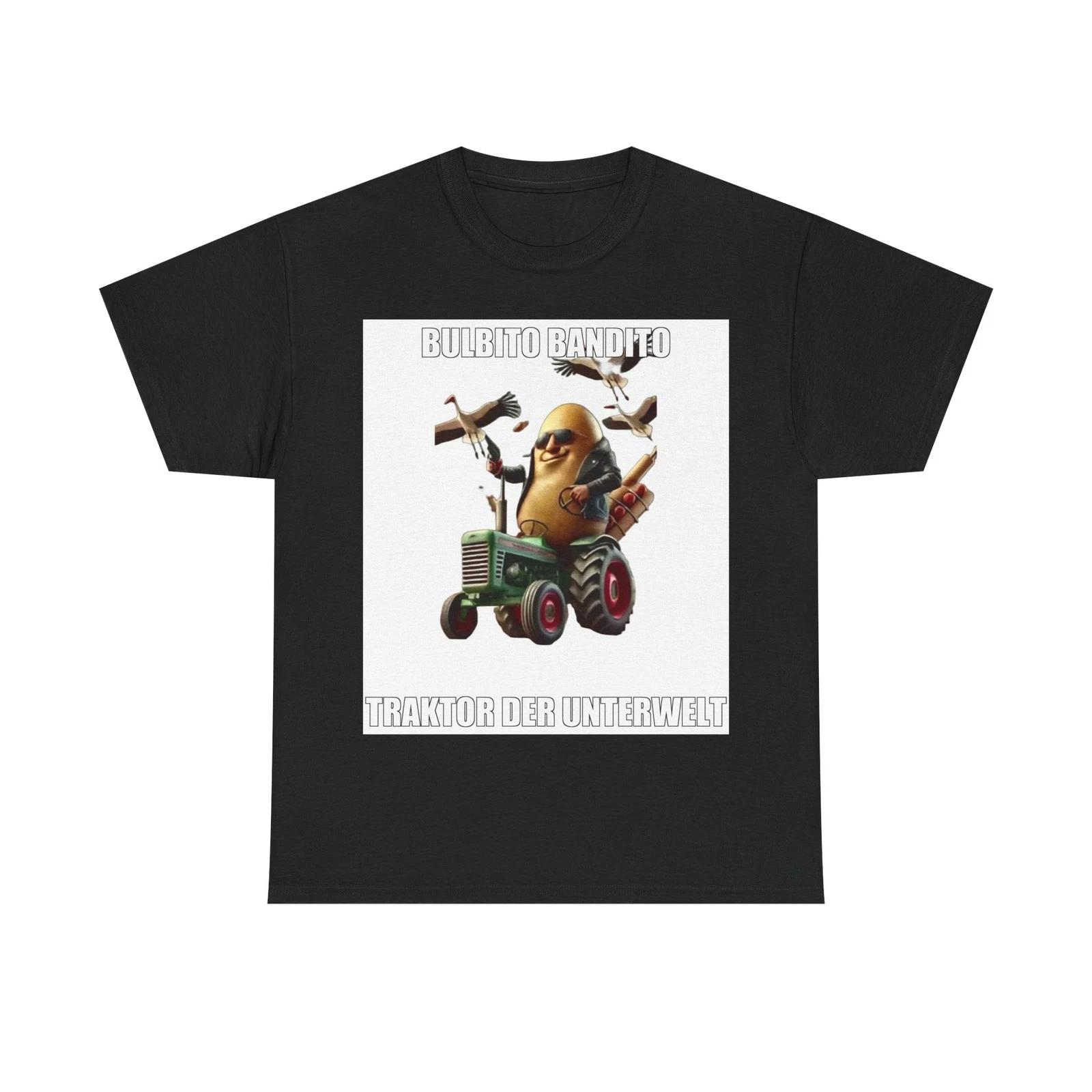 Bulbito Bandito Traktorito Unisex T-Shirt | Brainrot Meme Shirt Funny Viral Inte 3XL