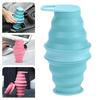 500ML Collapsible Water Bottle Food Grade BPA Free Leak Resistant Portable Travel Hiking Sports Water Kettle