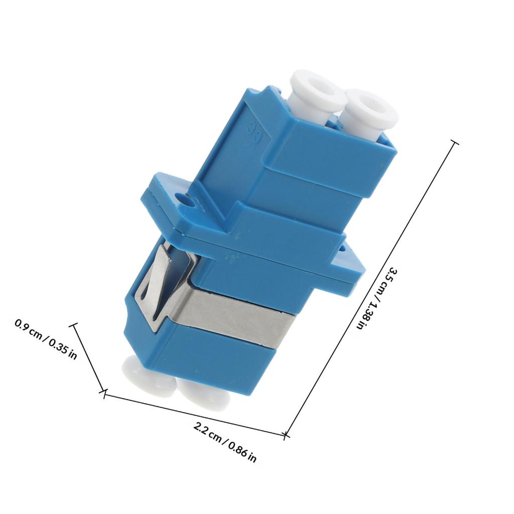 5Pcs Lc to Lc Split Fiber Adapter Flange Coupler for Networking Data Centers Telecom Optical Fiber Connectors High Stability Low