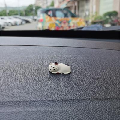 Bürotisch Cartoon Tierfigur Katze Ornamente Frosch Auto Dekoration Auto Armaturenbrett Dekoration