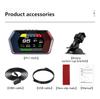 Auto HUD Digitaluhr KMH RPM Kilometerzähler OBD GPS Head Up Display 4,3 Zoll Tachometer P17 Multifunktionaler Überdrehzahlalarm