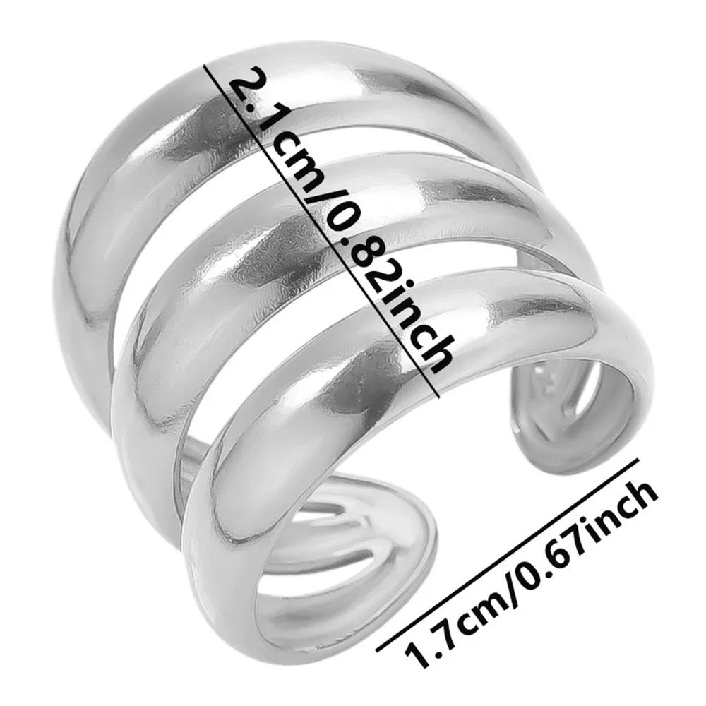 Europäische und amerikanische Damenringe aus Edelstahl, goldfarben und Zinklegierung, modischer, schlichter Stil, Zirkonia-Geschenk für Damen, Großhandel