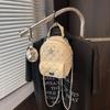 Fashion Summer Backpack Bag Women's New Diamond Chain Small Backpack Portable Travel Bag
