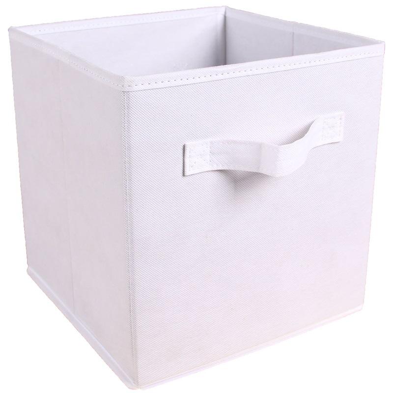 Universal Lidless Foldable Storage Box for Clothes & Toys - Non-Woven Fabric Organizer
