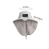 Children Outdoor Hat with Solar Fan Cooling Multifunctional Rechargeable for Sport Golf Hiking