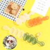 Forma do kulek ryżowych dla niemowląt Posypywacz Dekoracja jedzenia Lunch dla dzieci Maker Sushi DIY Forma