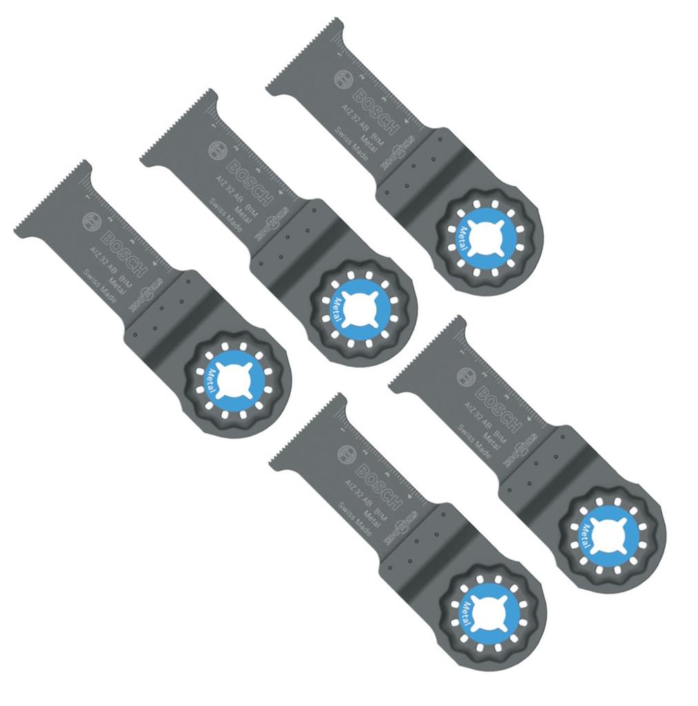 BOSCH 32mm Starlock Blades for and of AIZ32ABN/5 Cut-Off Multi-Tools (Set 5)