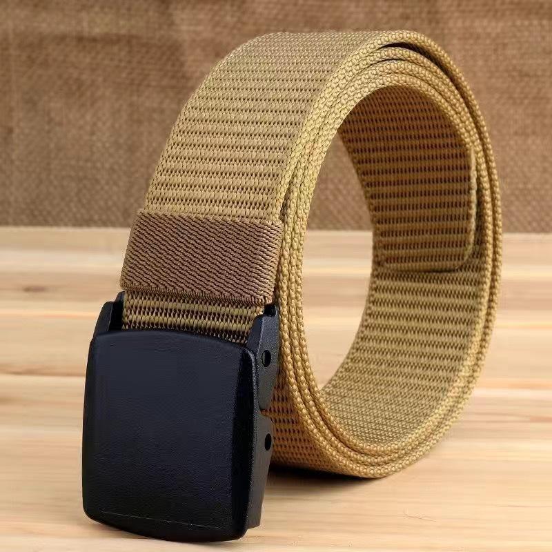 Belt canvas tactical outdoor men's belt trousers nylon all-match casual student military training cloth belt
