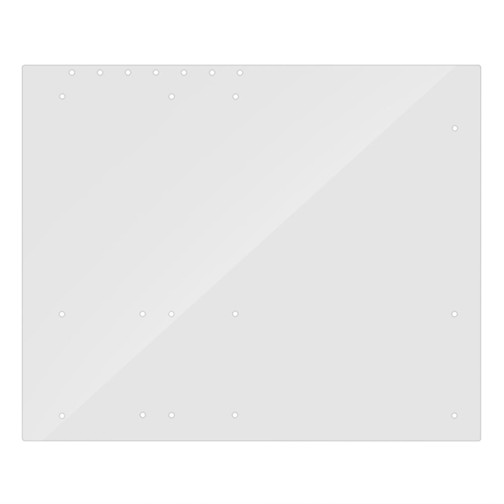 Open Frame Transparent Acrylic Overlock Computer Case DIY Base Stand For ATX Mothboard