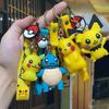 Pikachu Cartoon Keychain: Pokemon Pendant & Anime Backpack Decoration - Perfect Small Gift