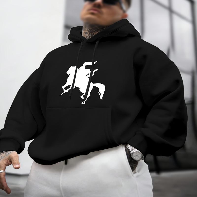 

Men s Hooded Sweatshirt, 4-Way Stretch & Flexible, Ideal for Active Sports XXL чёрный