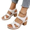 Plus Size Shoes for Women 36-43 Summer Fashion Women Platform High Heel Sandals Non-slip Open Toe Female Sandalias De Mujer