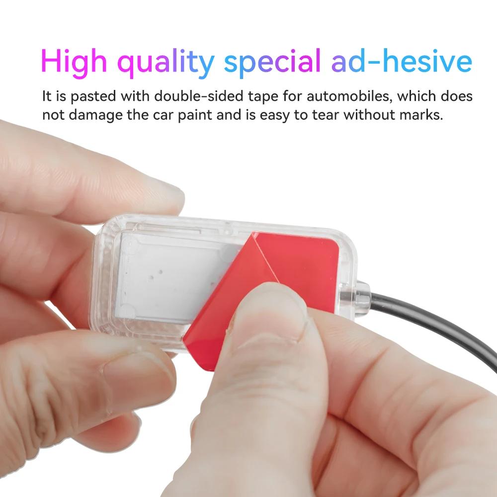 Car Atmosphere Led Foot Light USB Lighter Environment Decorative Lights Auto Interior Ambient Lamps with APP Dual Control