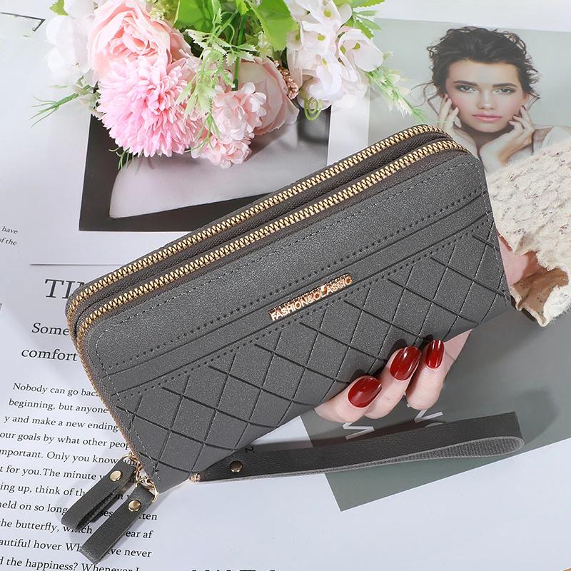 Dlouhá dámská peněženka Taštičky Peněženka na mince s třásněmi Držák na karty Peněženky Dámská PU kůže Spojka Taška na peníze PU kožená peněženka