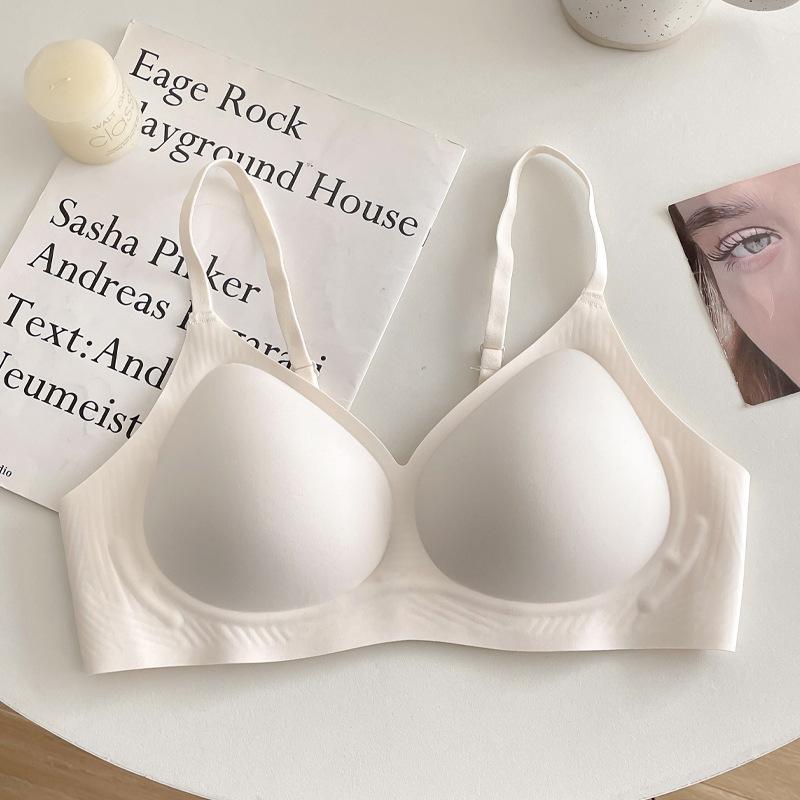 Women Wireless Soft Support Push Up Bra For Small Bust Anti Sag Breathable Lingerie