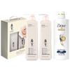 Adolph Essential Oil Shampoo & Shower Gel Set with Dove Conditioner