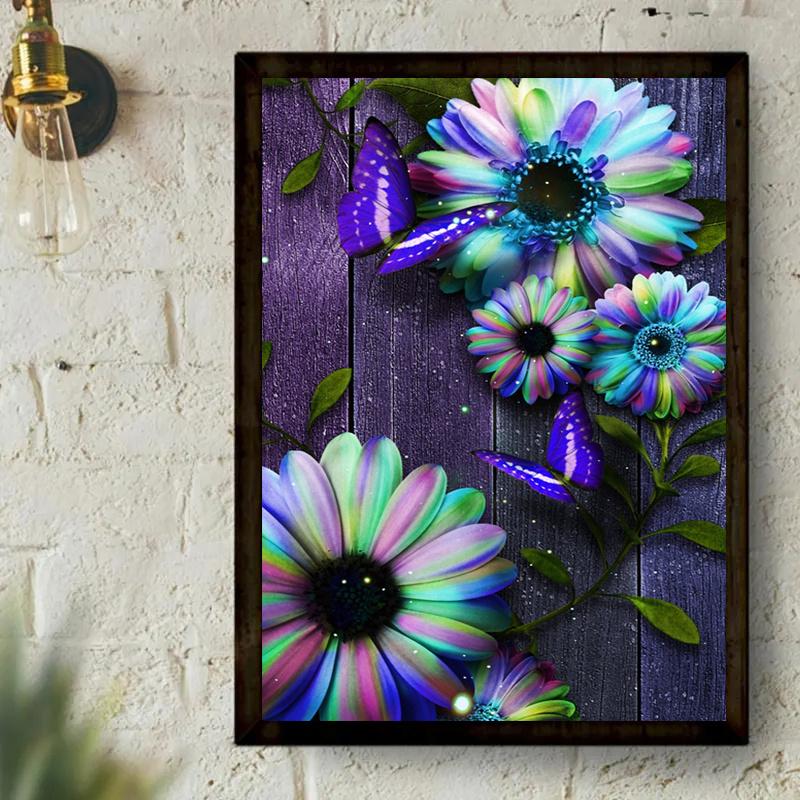 

5D DIY алмазная живопись дельфины и колокольчики Алмазная вышивка набор крестиков полный горный хрусталь мозаика домашний декор подарок Square 20x30cm