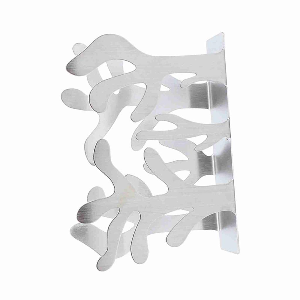 Stainless Steel Plants Shape Tissue Holder Dispenser Napkin Rack Table Paper Rack
