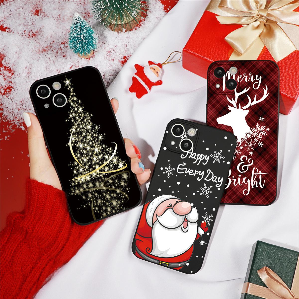 

Чехол для телефона «Рождественская елка Санта-Лось» для iPhone X XR XS 11 12 13 Pro Max Xiaomi Redmi Note 11 10 9 8 Pro Max Samsung S22 S21 S30 A70 A72 Huawei P30 P40