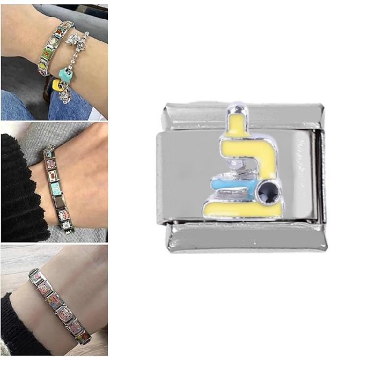 Fashionable Square Jewelry Link Accessory for Stainless Steel Bracelet Making