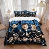 The Rookie Police Team Druck 3-teiliges Bettwäsche-Set Bettbezug mit 2 Kissenbezügen Heim-Geburtstagsgeschenk