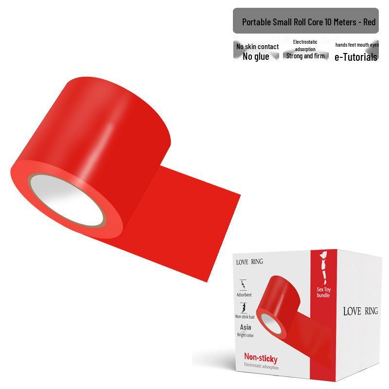 Bondage Tape Alternative: Handcuffs, Blindfold & Restraint Set for Adults