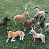 Oenux Farm Animals Simulation Cute Model Action Figure Alpaca Cow Horse Figurines Sheep Goat Miniature Educational Toy For Kid