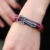 Link Chain Adjustable Antique Rope Bracelets Wristbands Men Bangles Guitar Bracelets Jewelry Charm