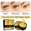 EELHOE 24k Gold Under Eye Patches 60 Pcs Eye Mask Pure Gold Anti-aging Collagen Hyaluronic Acid Under Eye Mask