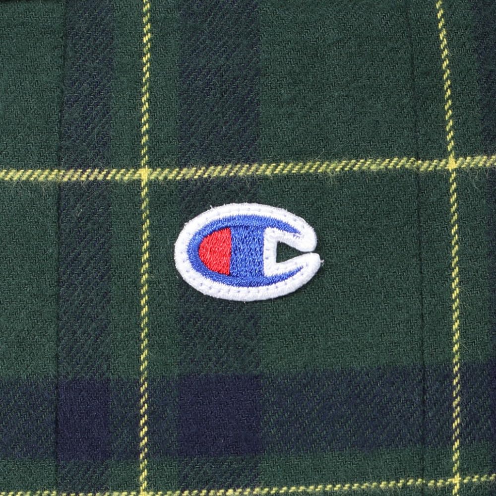 Champion Cotton Check Skirt with 100% One-Point Logo, CW-A209-37G-M
