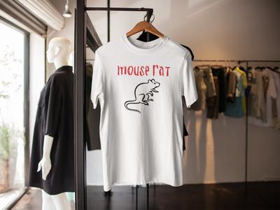 MAUS RATTE T-SHIRT LUSTIGES GESCHENK ERWACHSENE KINDER