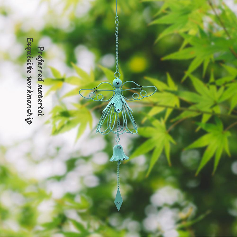Stylish Delicate Wind Chimes Lovely Pastoral Hanging Little-Angel Wind Chimes Pendant For Home Balcony Outdoor Garden Decoration