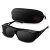TINHAO Sunglasses with Bendable Polarized UV400 for Black Over-the-Eye Lenses, Sunglasses, Protection, Cycling, Driving, Fishing, Running, Baseball,