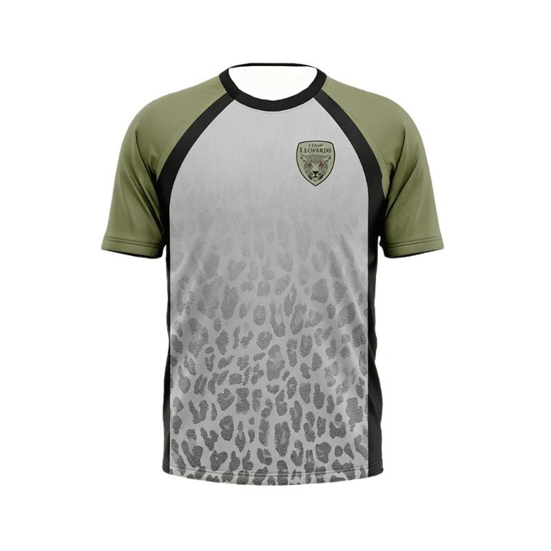Summer Sweatshirt Leigh Leopards Breathable Fast Drying Training T-shirt England Men s and Women s Short Sleeve Motorcycle S