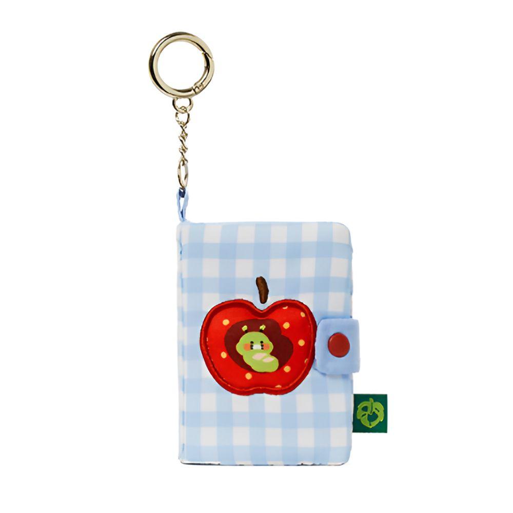 

Kakao Friends Chunshik Apple Mini Notebook Keychain Cute Korean Kawaii Pocket Memo Pad Keyring