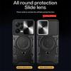 Slide Camera Magnetic Case For Poco F6 X6 X5 Pro 5G X4 GT X3 NFC Coque For Poco F5 M6 M4 Pro M5S Armor Ring Holder For Magsafe