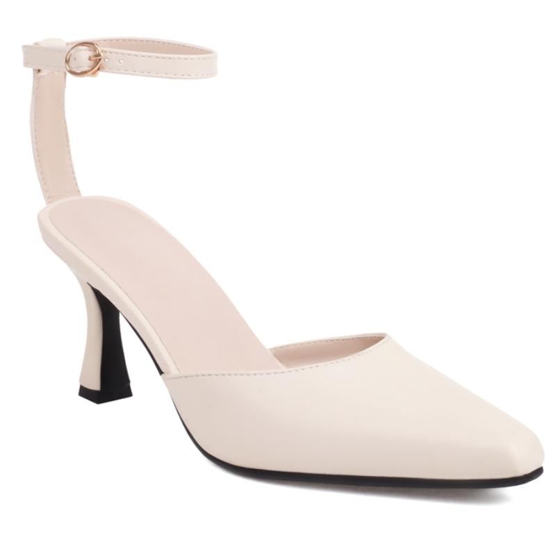 

Сексуальные женские сандалии Летняя обувь Роскошные высокие каблуки Закрытый носок Шлепанцы Элегантные Зеленые Белые Черные Вечеринка Танцы Свадебная обувь Женская 39 бежевый