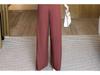 2024 Plus Size Ice Silk Women’s Stylish Summer Two-Piece Set with Wide-Leg Pants
