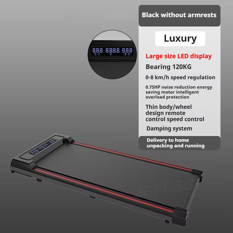 Home Use Indoor Gym Weight Loss Exercise Walking Machine Small Foldable Silent LED Display Electric Treadmill