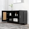 VidaXL Black Buffet 120x30.5x70 Cm Chipboard