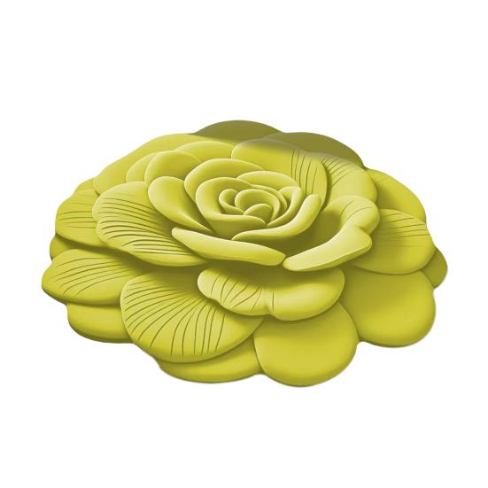 Yousheng Diatomaceous Earth Floor Mat 3D Realistic Flower Pattern Non-Slip Backing Door Mat Living Room Bathroom Kitchen Absorbent Mat