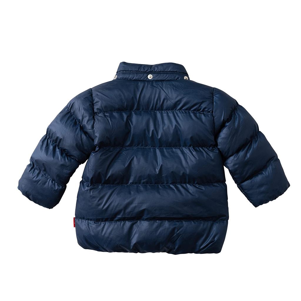 Miki House Hot Biscuits Gooseley Material Baby Boys and Navy Jumper, Kids' Clothes, Girls, 80cm, Blue, 73-3704-381