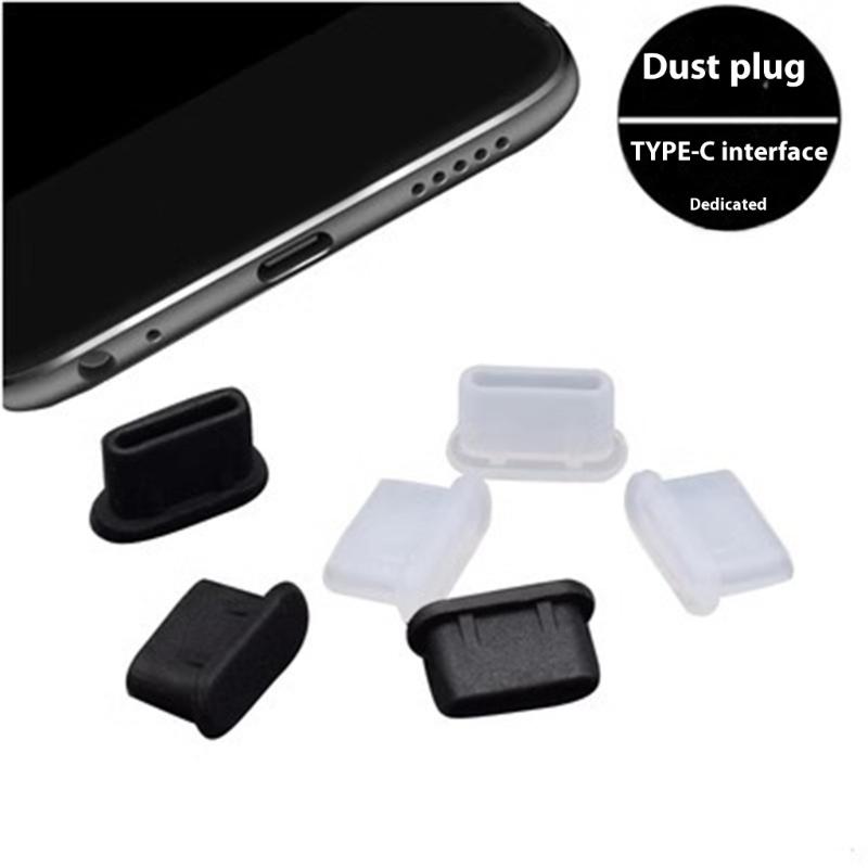 Silicone USB C Dust Cover Type-C Dust Plugs Phone Charging Port Protector Cover 50Pcs Universal Type C Anti Dust Caps